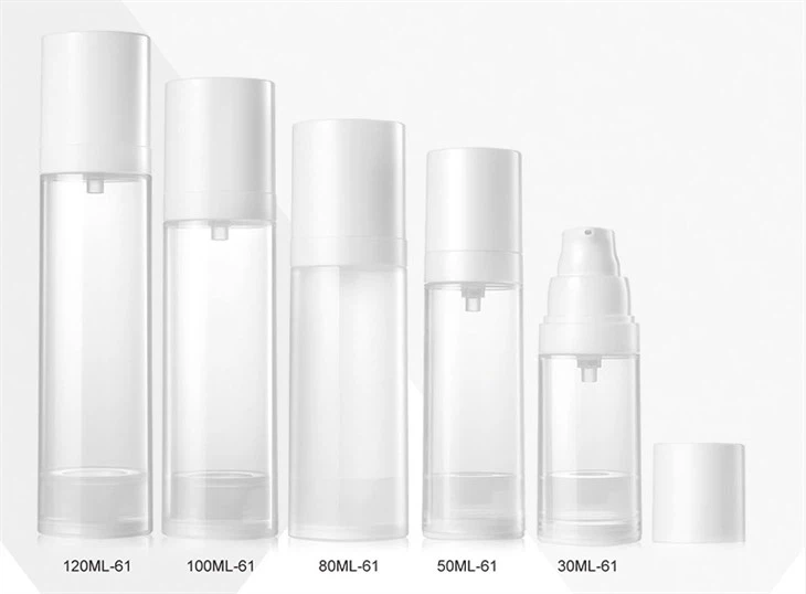 Makeup Foundation Plastic frost Skincare reusable Jar 15g 30g 50g Cosmetic Packaging Face Mask Acrylic Cream Airless jar Dispenser Pump crystal container