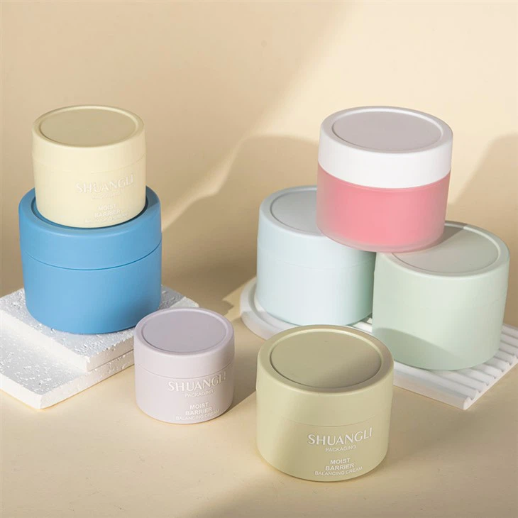 Matt Plastic Cream Jar